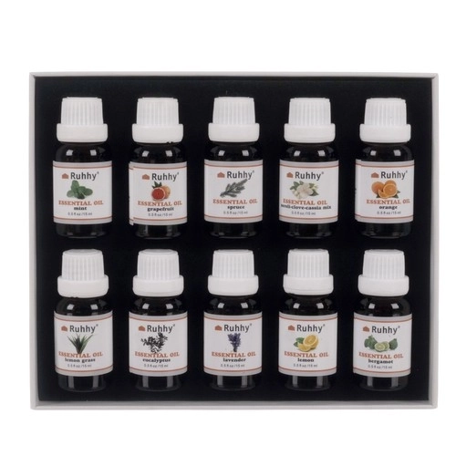 Huile essentielle - ensemble de 10 pièces. 15ml Ruhhy 21938