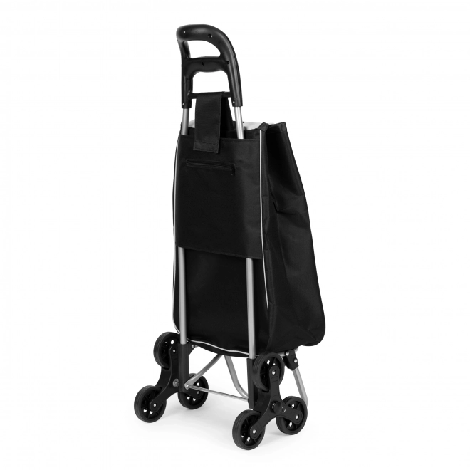 Panier à provisions, 25 l, 6 roues, cadre métallique, noir