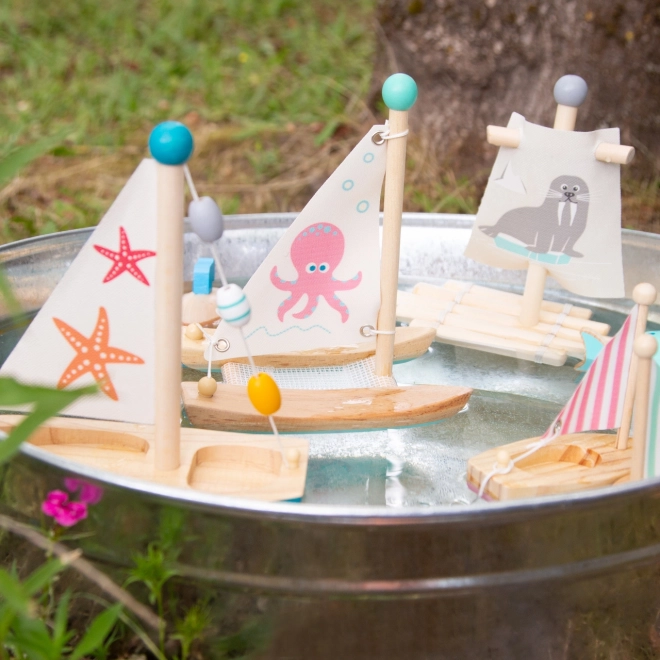 Petite barque en bois - Morse