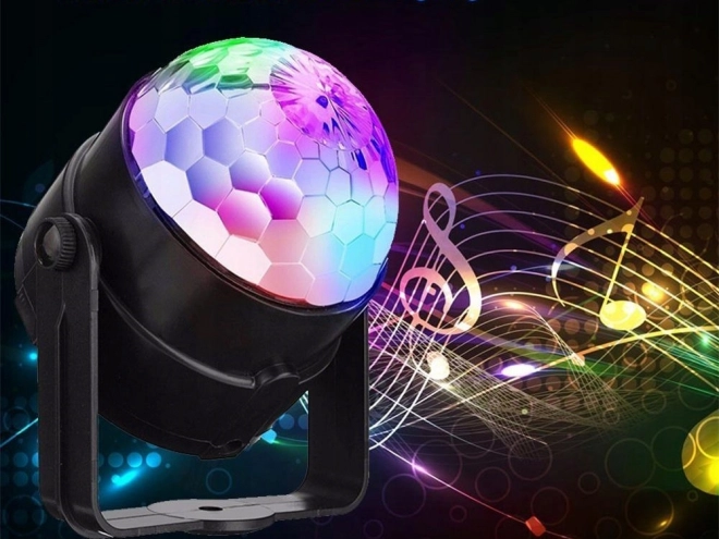 Projecteur disco LED avec effets lumineux RGB