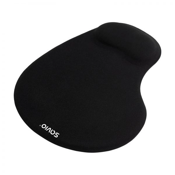 tapis de souris ergonomique noir SAVIO