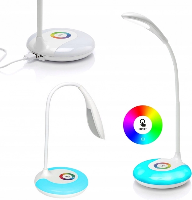 Lampe de bureau LED avec rétroéclairage RGB 256 couleurs