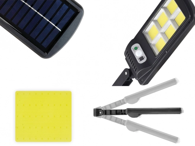 Lampe solaire avec capteur de mouvement et changement de lumière