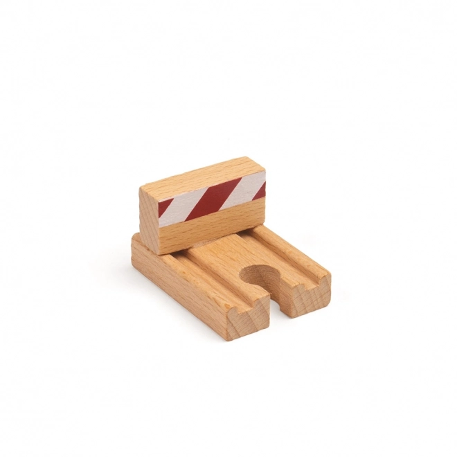 Bigjigs Rail Circuit en bois avec route de campagne 80 pièces