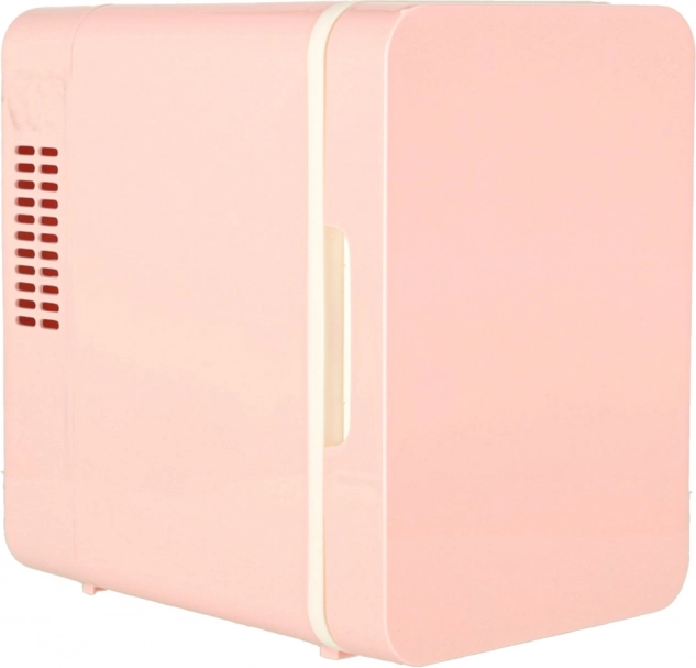 Mini réfrigérateur portatif électrique 2-en-1 rose 4L