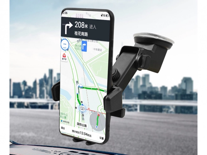Support de téléphone mobile pour voiture avec ventouse pour pare-brise
