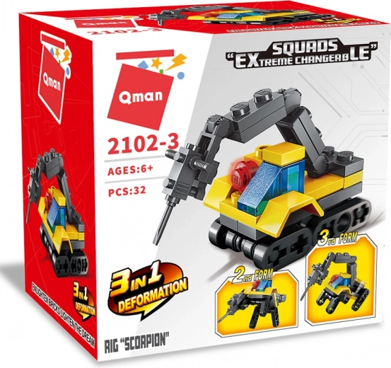 Trois modèles dans un seul coffret