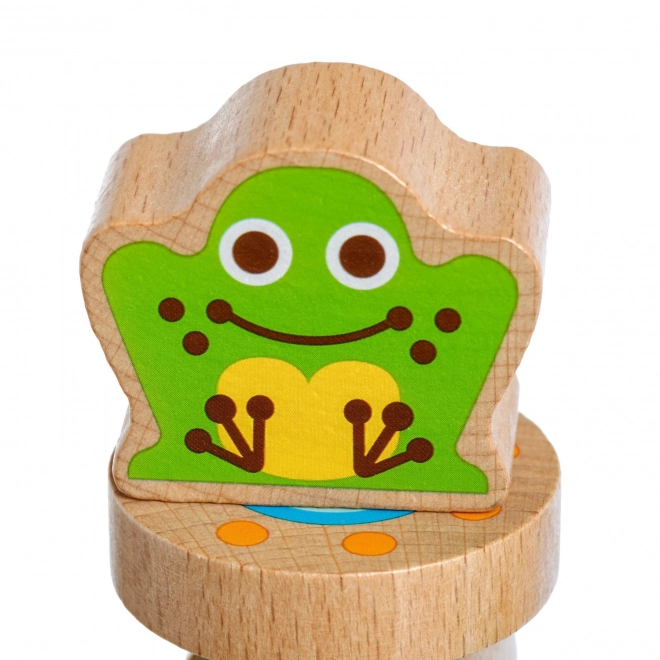 Lucy & Leo Petits amis - jeu d'équilibre en bois avec modèles 33 pièces
