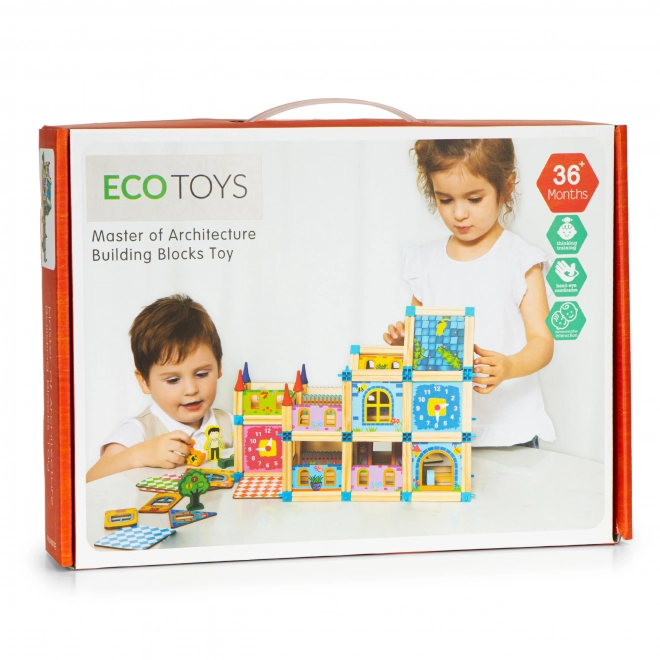 Blocs de construction en bois 6 en 1