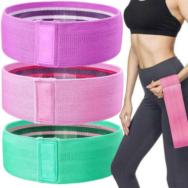Ensemble de 3 bandes de résistance pour l'exercice