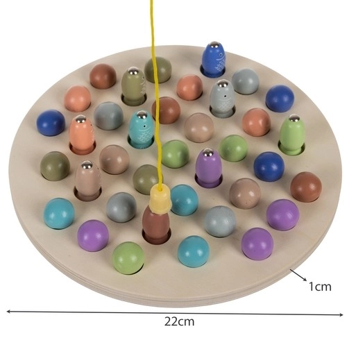 Jeu de pêche en bois pour enfants