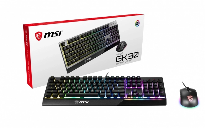 Ensemble clavier et souris MSI Vigor GK30