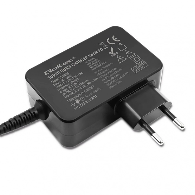 Chargeur Qoltec Super Quick PD 120W USB-C