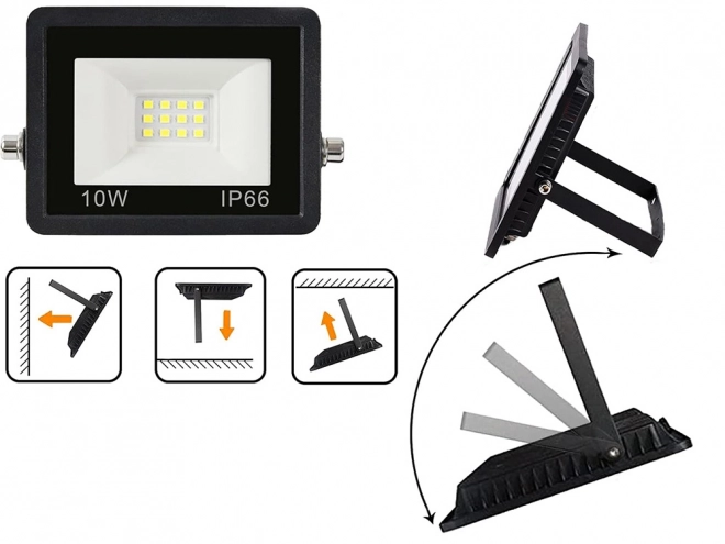 Projecteur LED extérieur 10W 6000K étanche