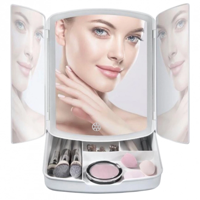 Miroir cosmétique éclairé pour maquillage