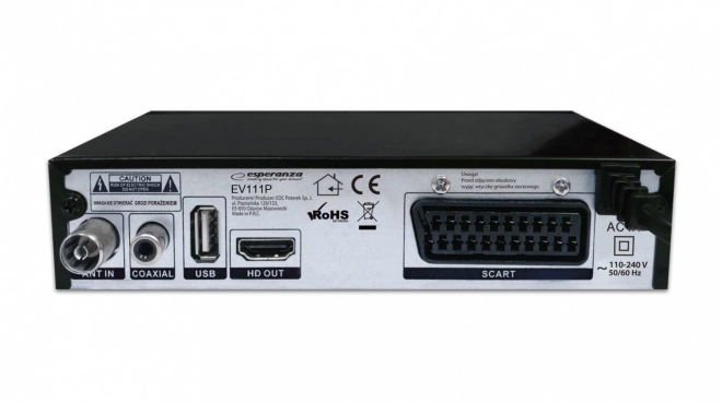 Décodeur DVB-T2 H.265/HEVC Esperanza