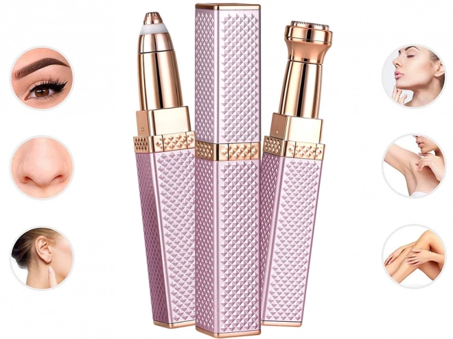 Épilateur féminin pour sourcils et rasoir pour le visage et le bikini