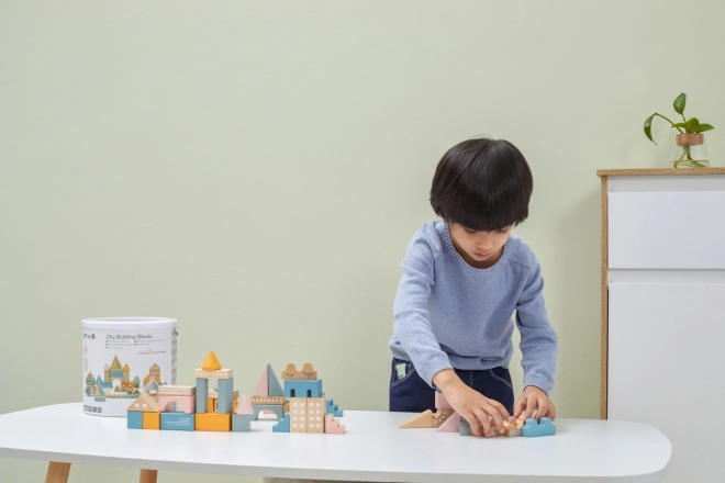 Jeu de construction en bois 50 pcs