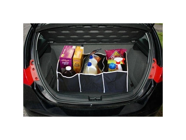 Organisateur de coffre de voiture avec 3 compartiments