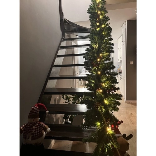 Guirlande / décoration de Noël 2,7 m avec lumières LED Ruhhy 22322