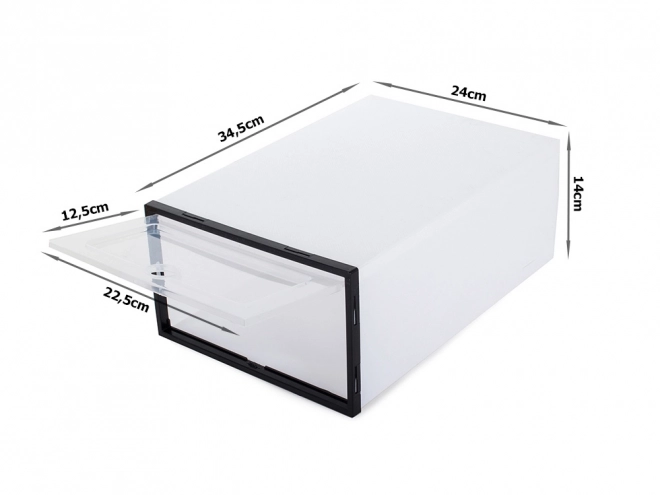 Organisateur de chaussures avec conteneur et placard