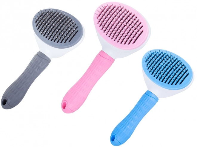 Brosse autonettoyante pour chiens et chats