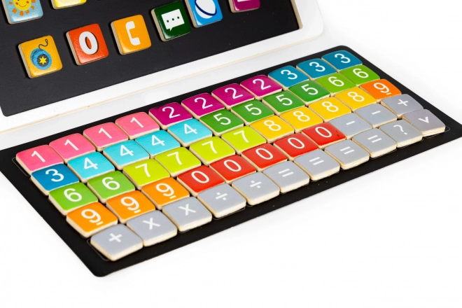 Tablette éducative en bois, tableau magnétique ECOTOYS
