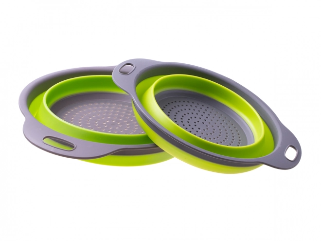 Passoire pliante en silicone pour évier 2 pièces