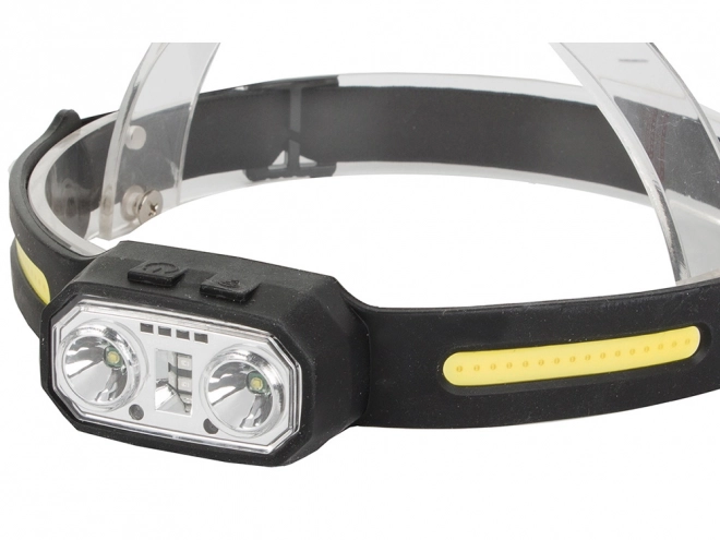 Lampe frontale avec capteur LED