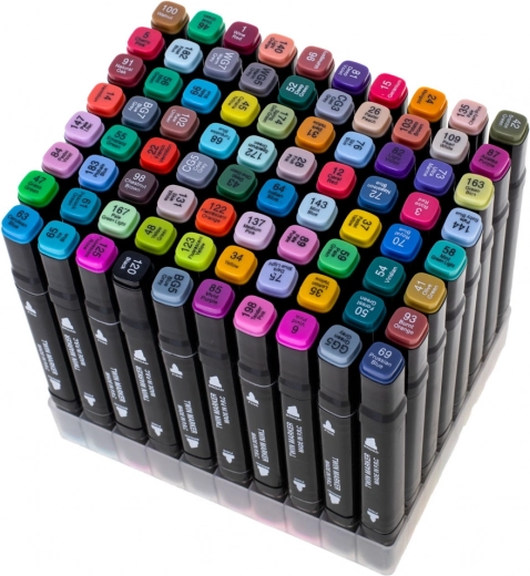 Mélange fluide et couleurs intenses