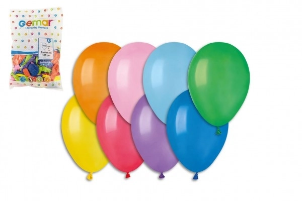 Ballons gonflables mélange de couleurs 21 cm - 100 pièces