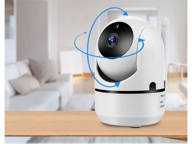 Caméra IP pour usage intérieur avec Wi-Fi et tête rotative