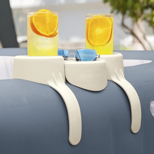 Deux porte-gobelets + plateau utile