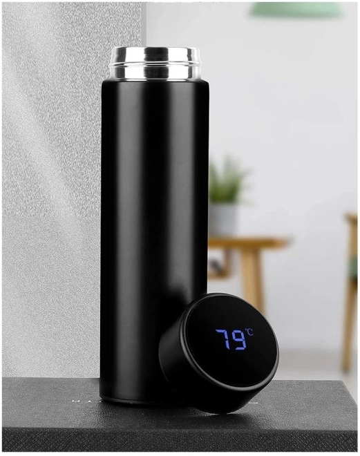 Gobelet thermique avec écran LED 500 ml noir