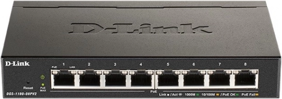 Commutateur Smart DGS-1100-08P 8xGE PoE