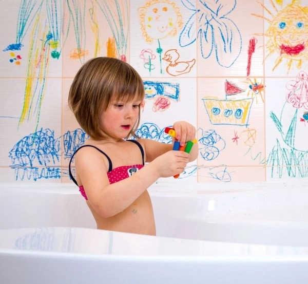 Crayons de bain pour enfants