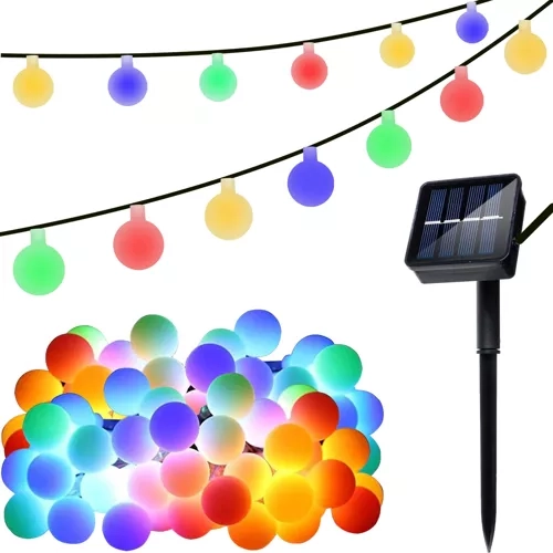 Guirlande solaire avec lumières multicolores Gardlov
