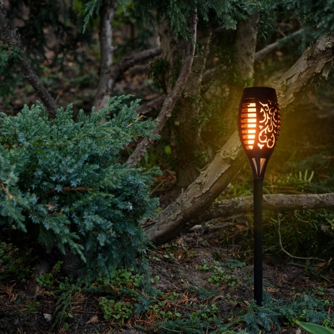 Torche de jardin solaire 12 LED