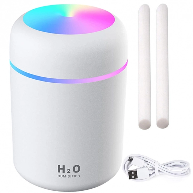 Mini humidificateur d'air et diffuseur d'arômes USB avec éclairage RGB