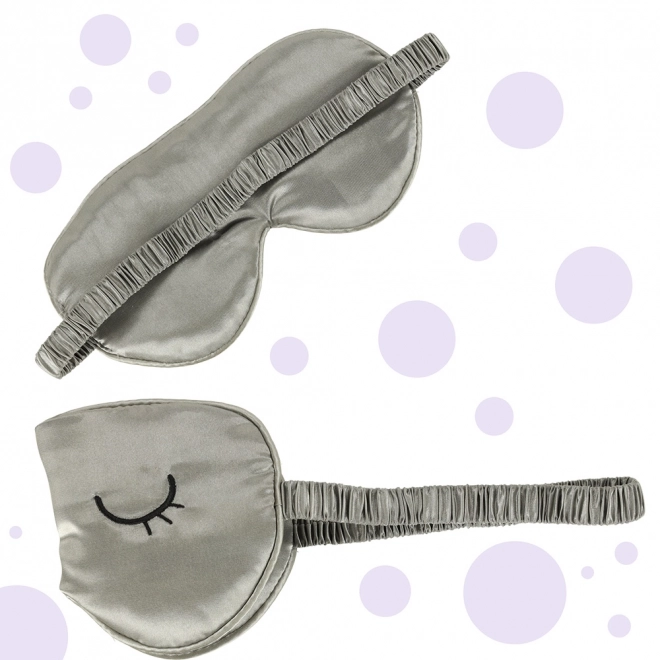Masque de sommeil avec étui gris