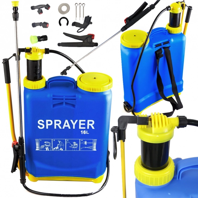 Pulvérisateur à pression dorsal 16l