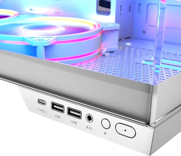 USB‑C et contrôleur ARGB intégré