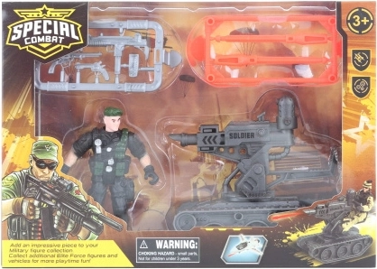 Set militaire avec mitrailleuse pour enfants