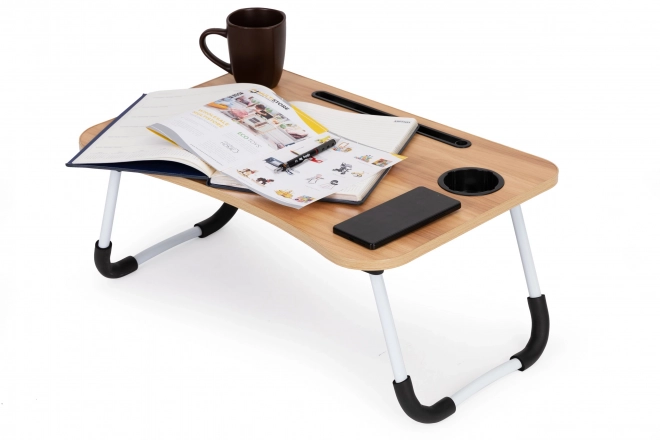 Support pour ordinateur portable pour table de lit 60x40cm - bois