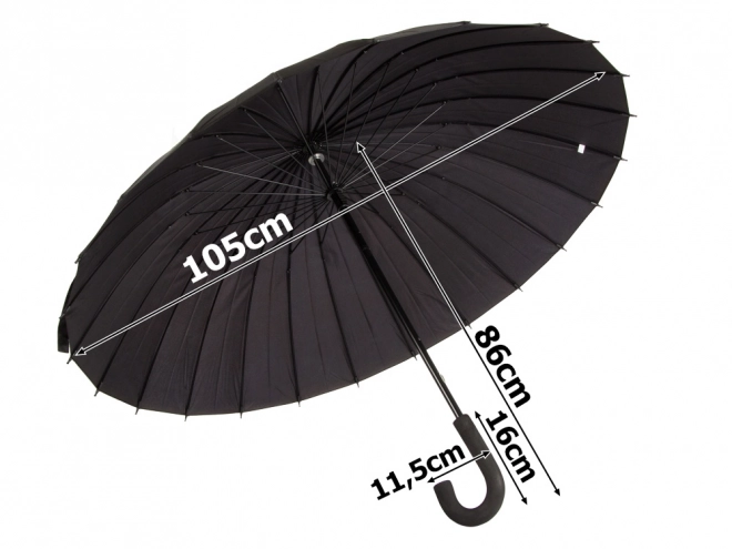Parapluie noir élégant