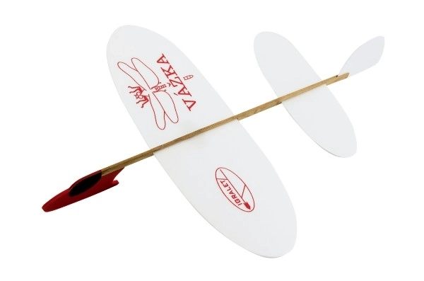 Avion Libellule modèle à lancer polystyrène/bois 39x31cm en sachet