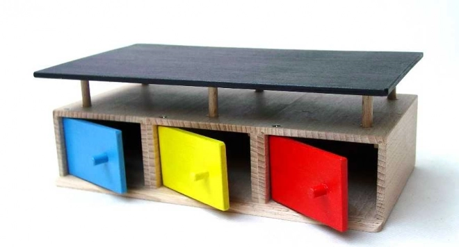 Garage en bois pour 3 voitures