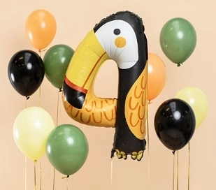 Ballon en feuille numéro 4 - Toucan 68 x 91 cm