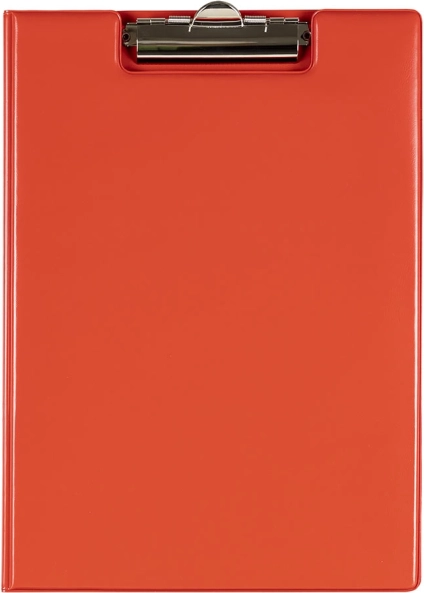 Sous-main A4 en plastique rouge