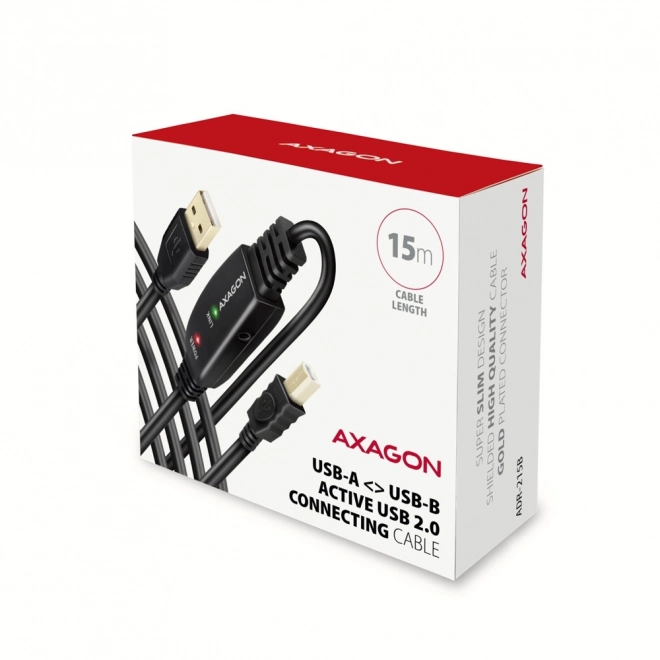 ADR-215B USB 2.0 A-M -> B-M câble de raccordement actif/amplificateur 15 m